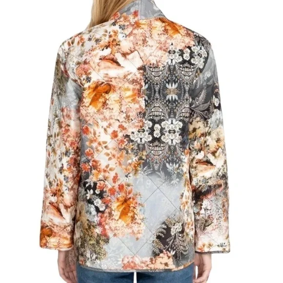 JOHNNY WAS CALME Asian blend Quilted Jacket NWT - Picture 5 of 7